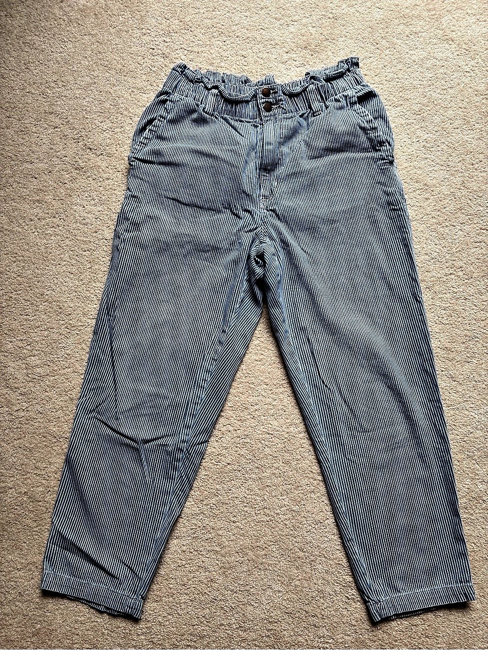Universal Thread Goods Co Striped Straight Leg Jeans Waist 10